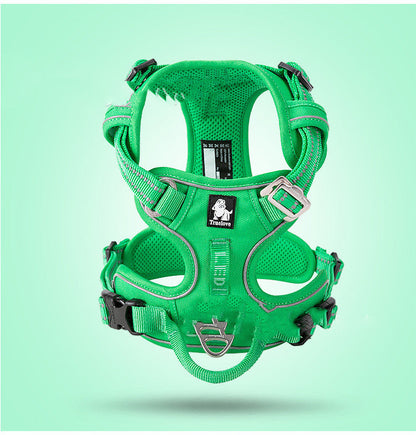 Nylon Dog Harness Vest — 10 Colors, Sizes XS–XL