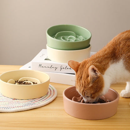 Ceramic Pet Cat And Dog Bowl Small And Medium-sized Dogs Puppy