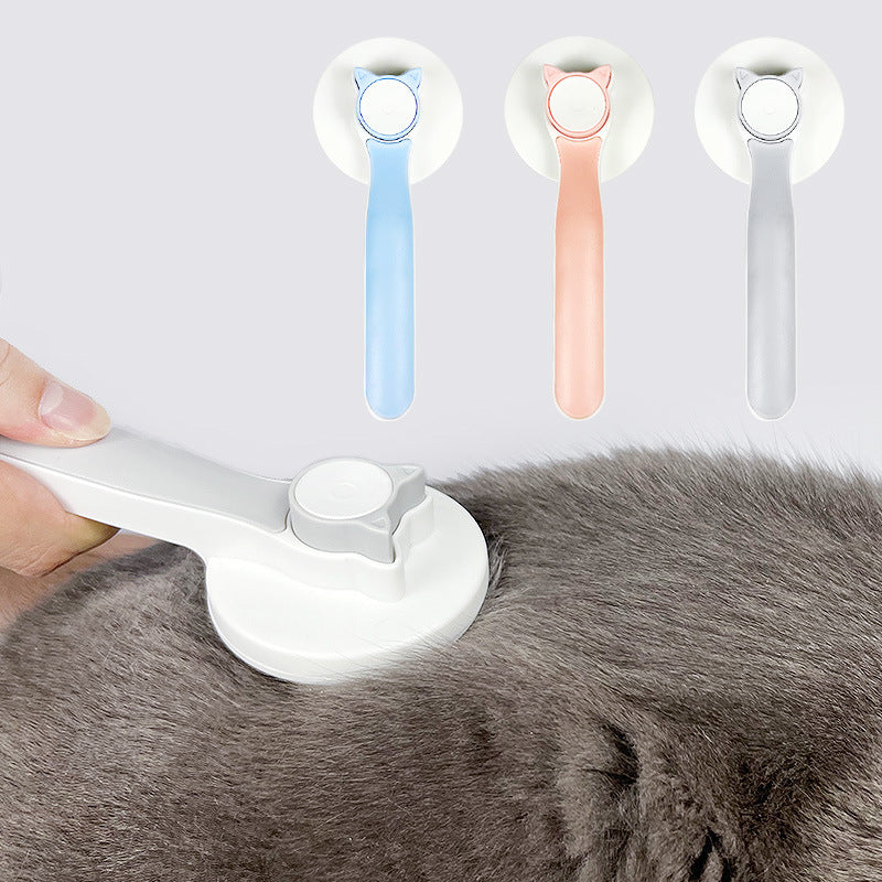 Pet Self Cleaning Cat Brushes, Cat Grooming Brush For Dogs Cats For Long Haired &amp; Short Hair Gently To Remove Loose Undercoat, Mats Tangled