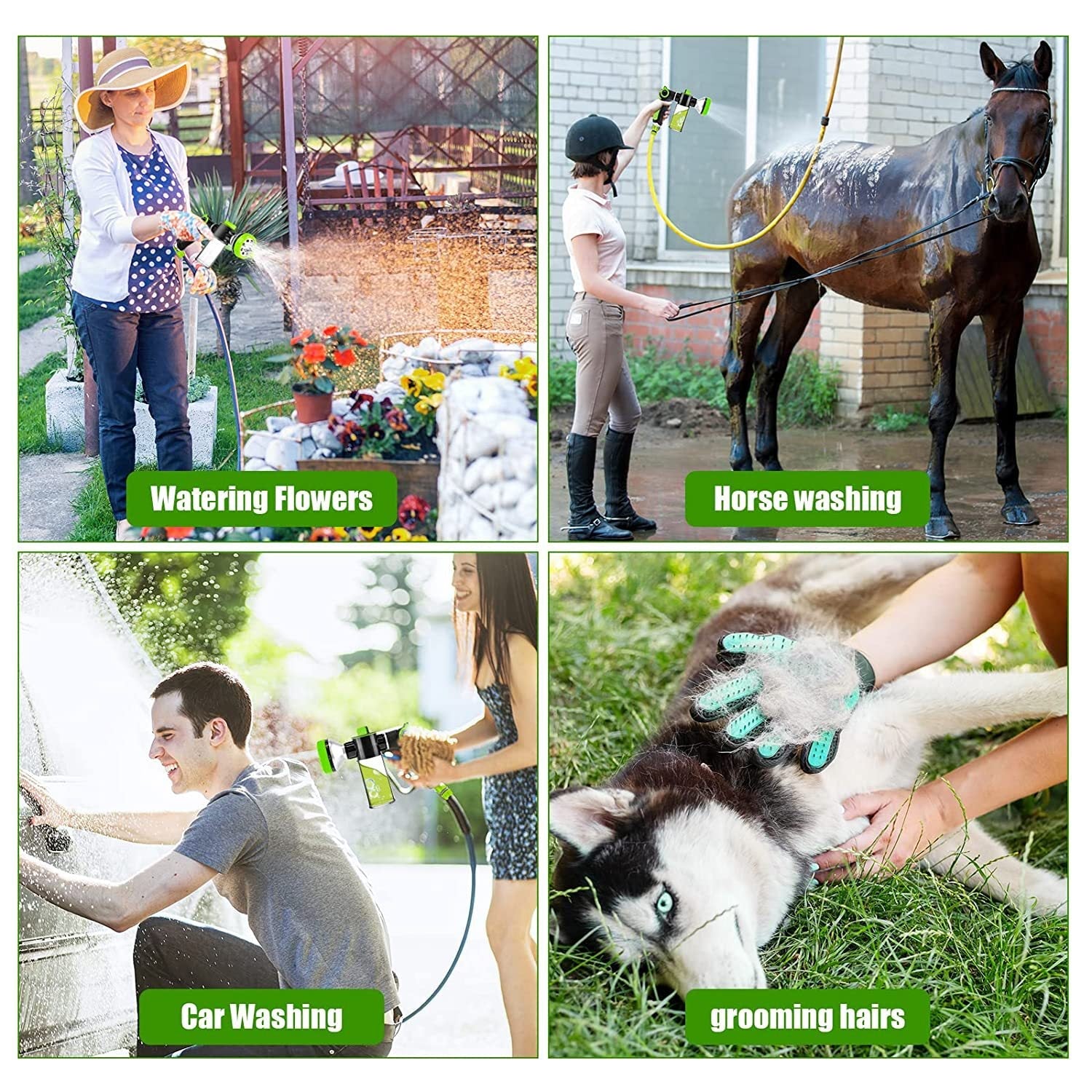 Pet Dog Wash Outdoor,  High-Pressure Pet Shower Sprayer Dog Shower, Car Washing, Pet Bathing