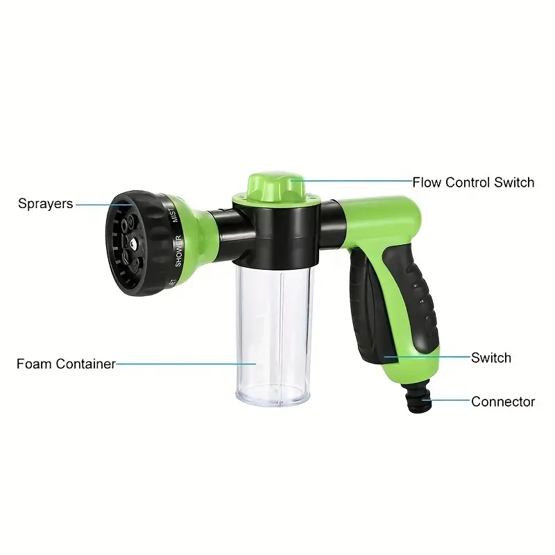 Pet Dog Wash Outdoor,  High-Pressure Pet Shower Sprayer Dog Shower, Car Washing, Pet Bathing