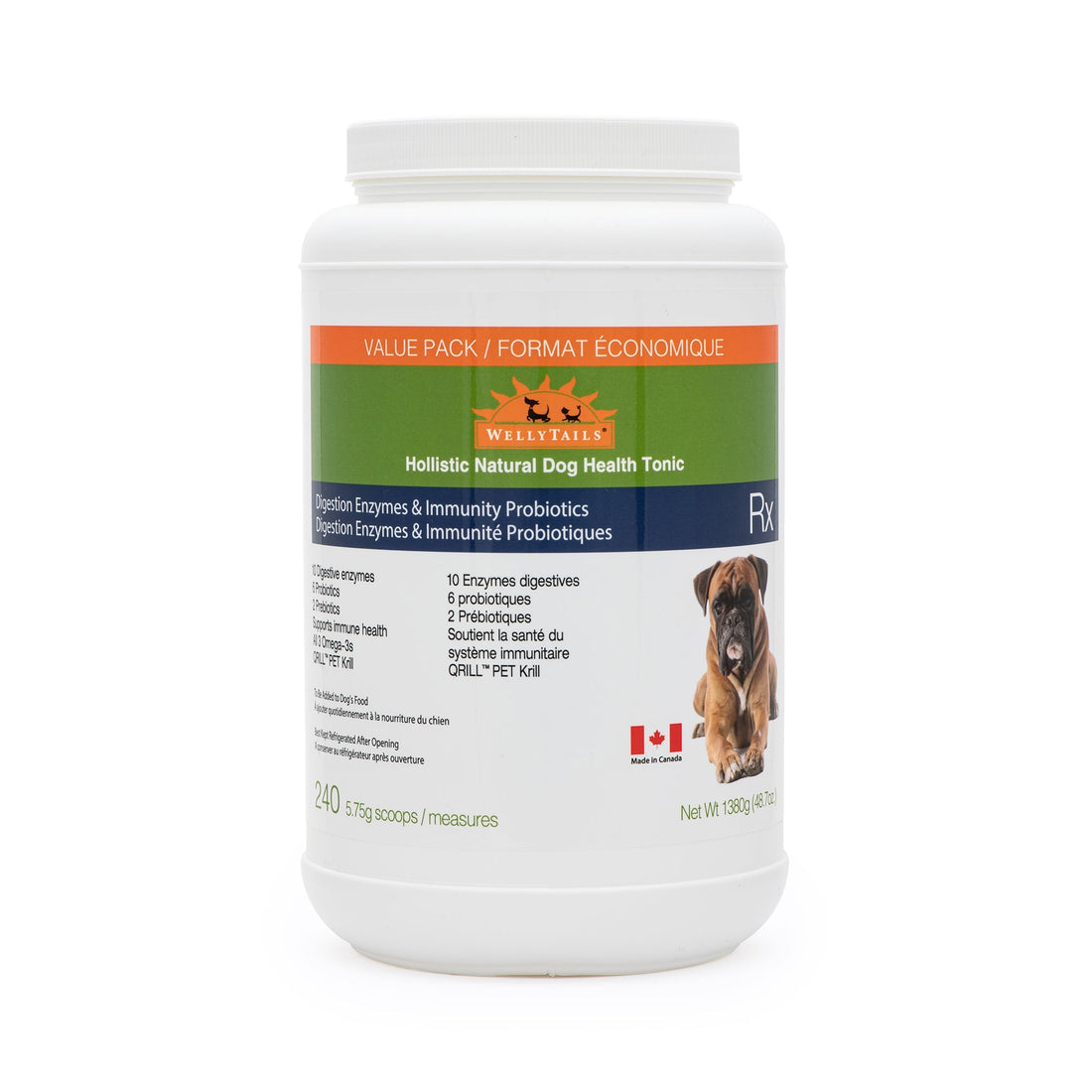 WellyTails Digestive Enzymes &amp; Probiotics Dog ADVANCED