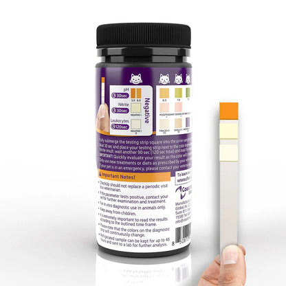 Coastline Global CheckUp UTI Urine Test Strips for Dogs &amp; Cats 50ct