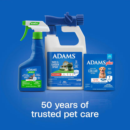 Adams Plus Flea Tick Collar Dogs 7-Month Large Dogs Puppies Kills Fleas Ticks