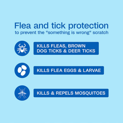 Adams Plus Flea &amp; Tick Spot On 3 Doses 30 Day Control for Large Dogs 31-60lbs
