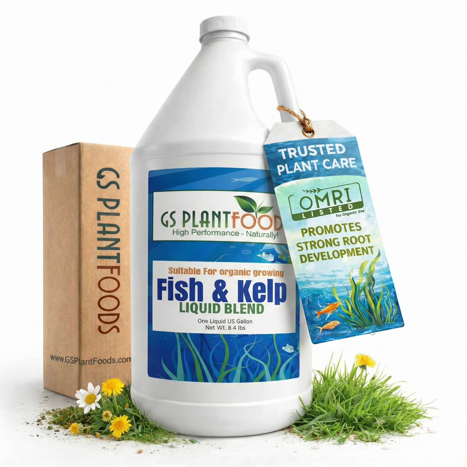 Fish &amp; Kelp Liquid Blend Organic