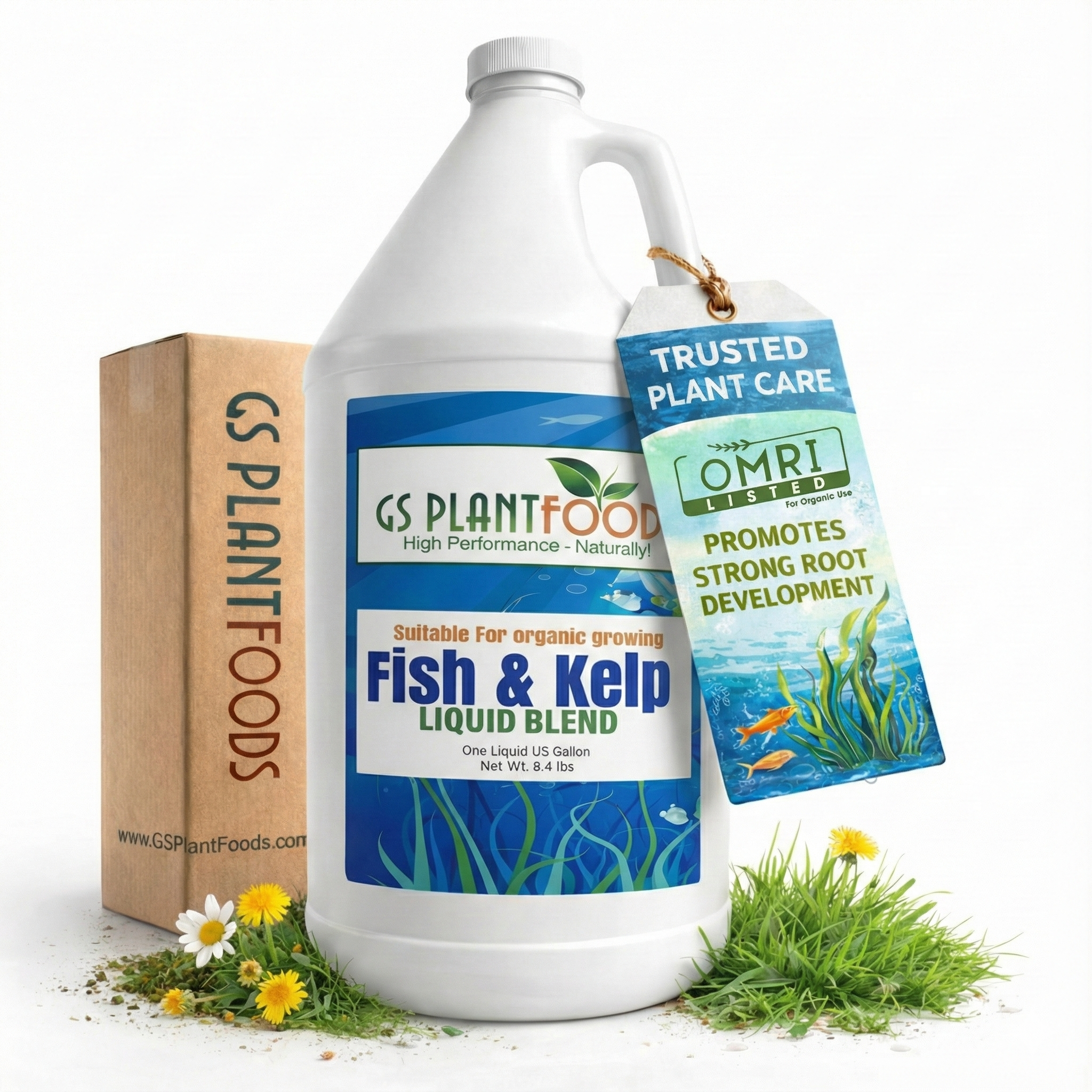 Fish &amp; Kelp Liquid Blend Organic