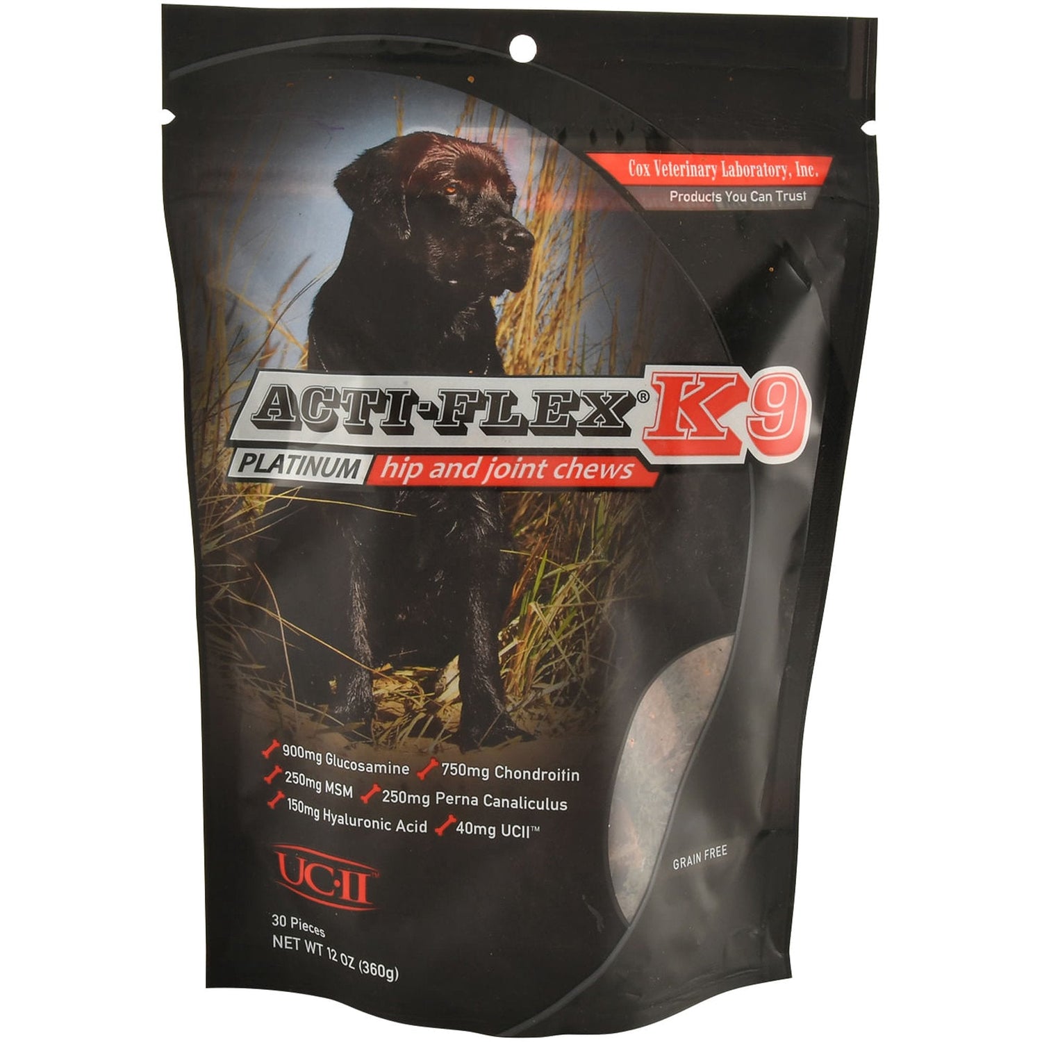 Cox Veterinary Acti-Flex K-9 Platinum Hip &amp; Joint Chews 12 oz. Dog Joint Supplement