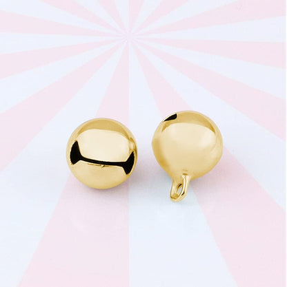 Coastal Pet Round Dog Bells Collar Decoration, 1-Inch Gold (3-Count) (Walmart)