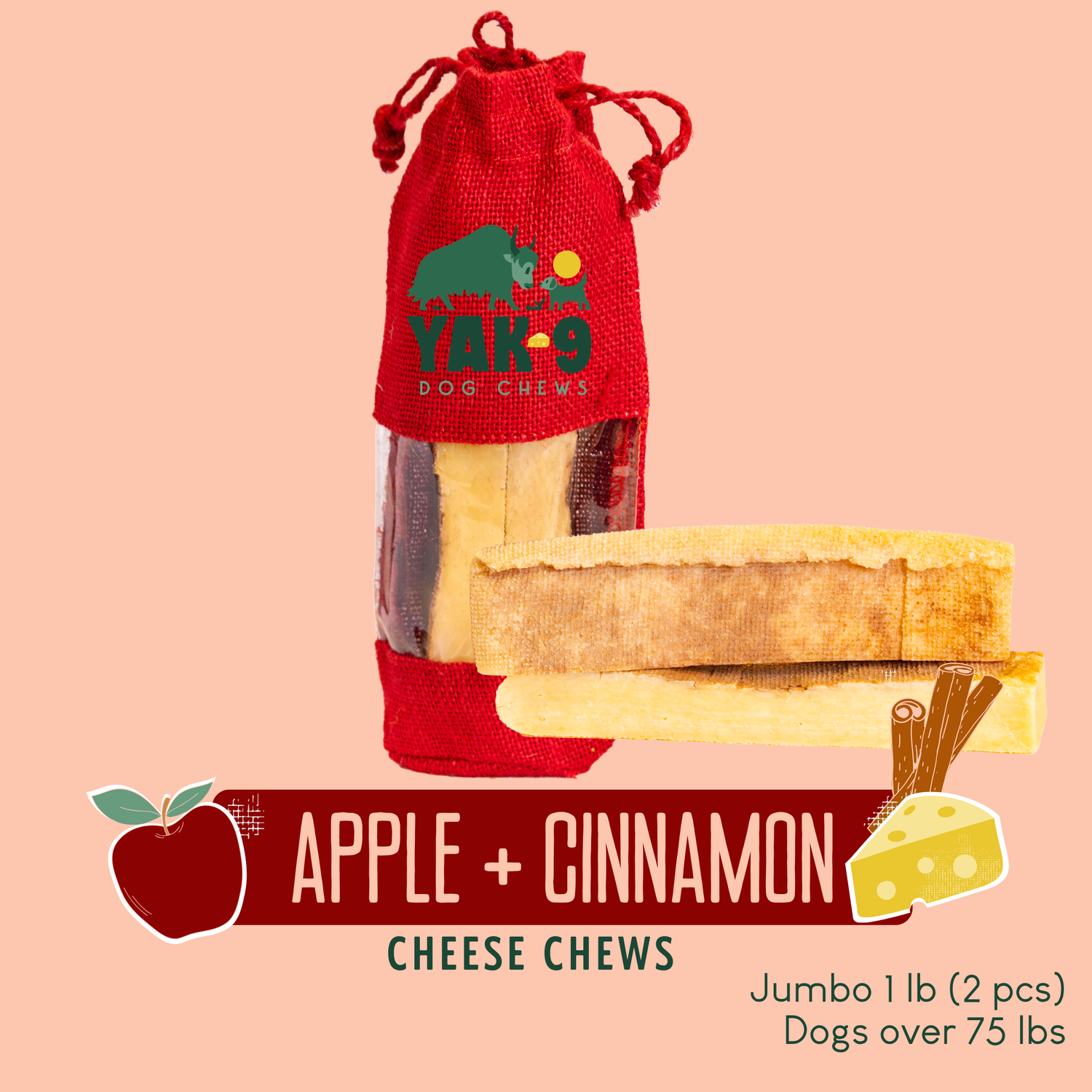 Apple &amp; Cinnamon Chews for Dogs