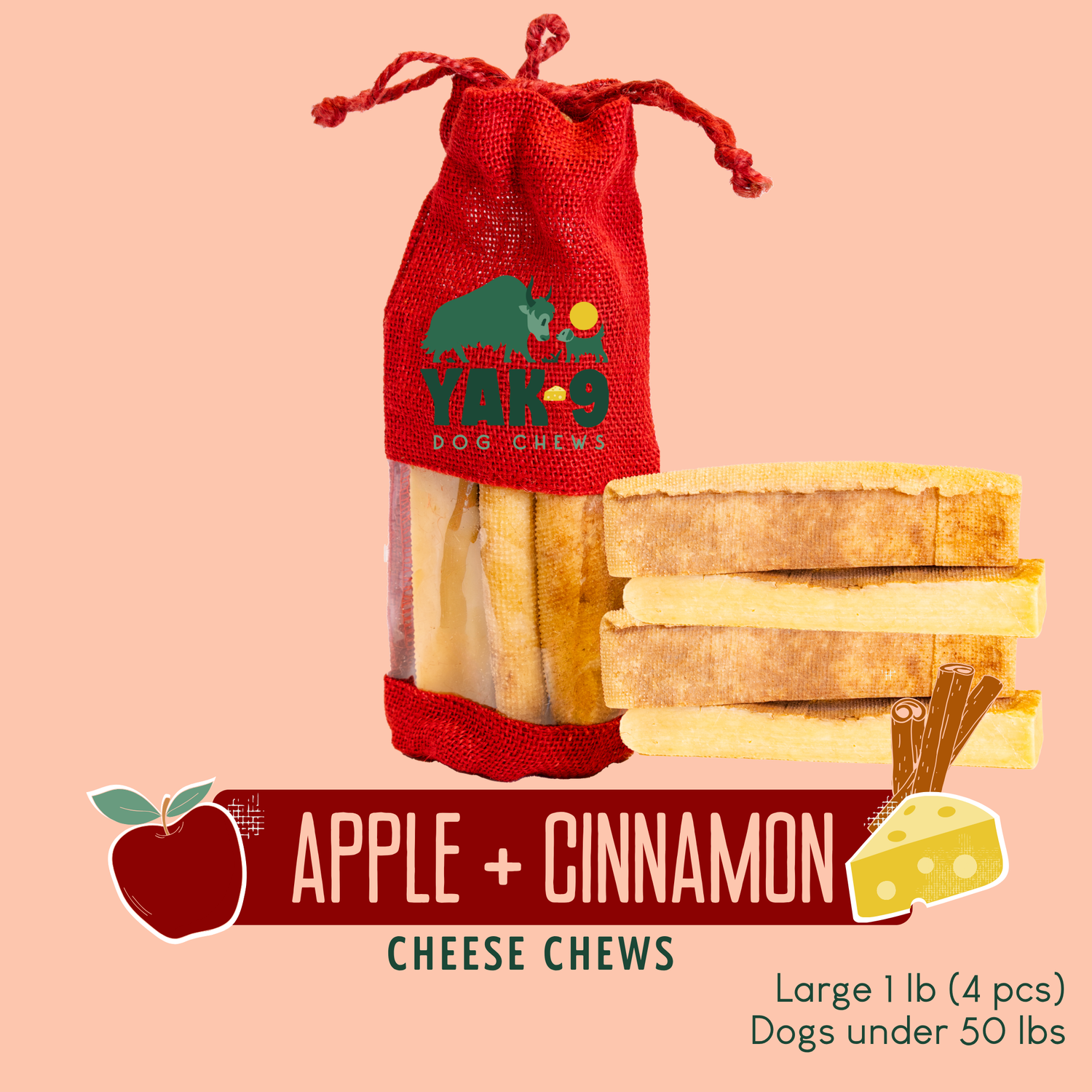 Apple &amp; Cinnamon Chews for Dogs