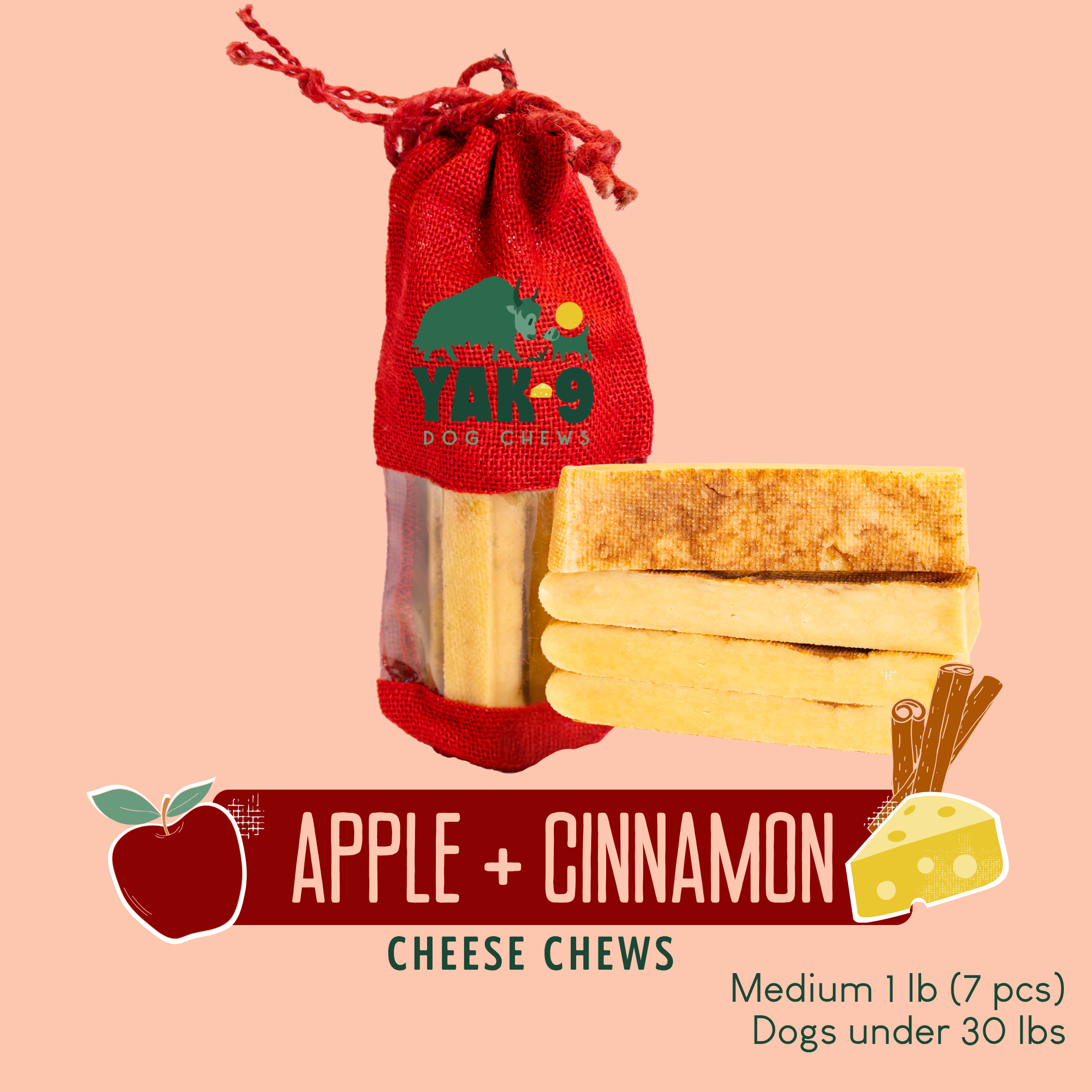 Apple &amp; Cinnamon Chews for Dogs