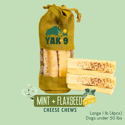 Flaxseed &amp; Mint Cheese Chews for Dogs
