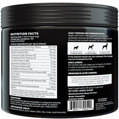 Dog Multivitamin 15-in-1 Immune Digestion Joint &amp; Heart Health