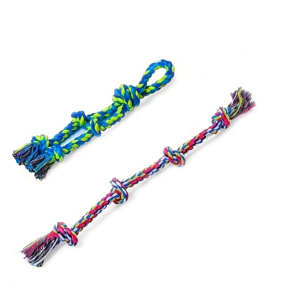 Tough Dog Rope Toys For Aggressive Chewers, Tough Tug Of War Dog Toys For Large, Medium &amp; Small Dogs