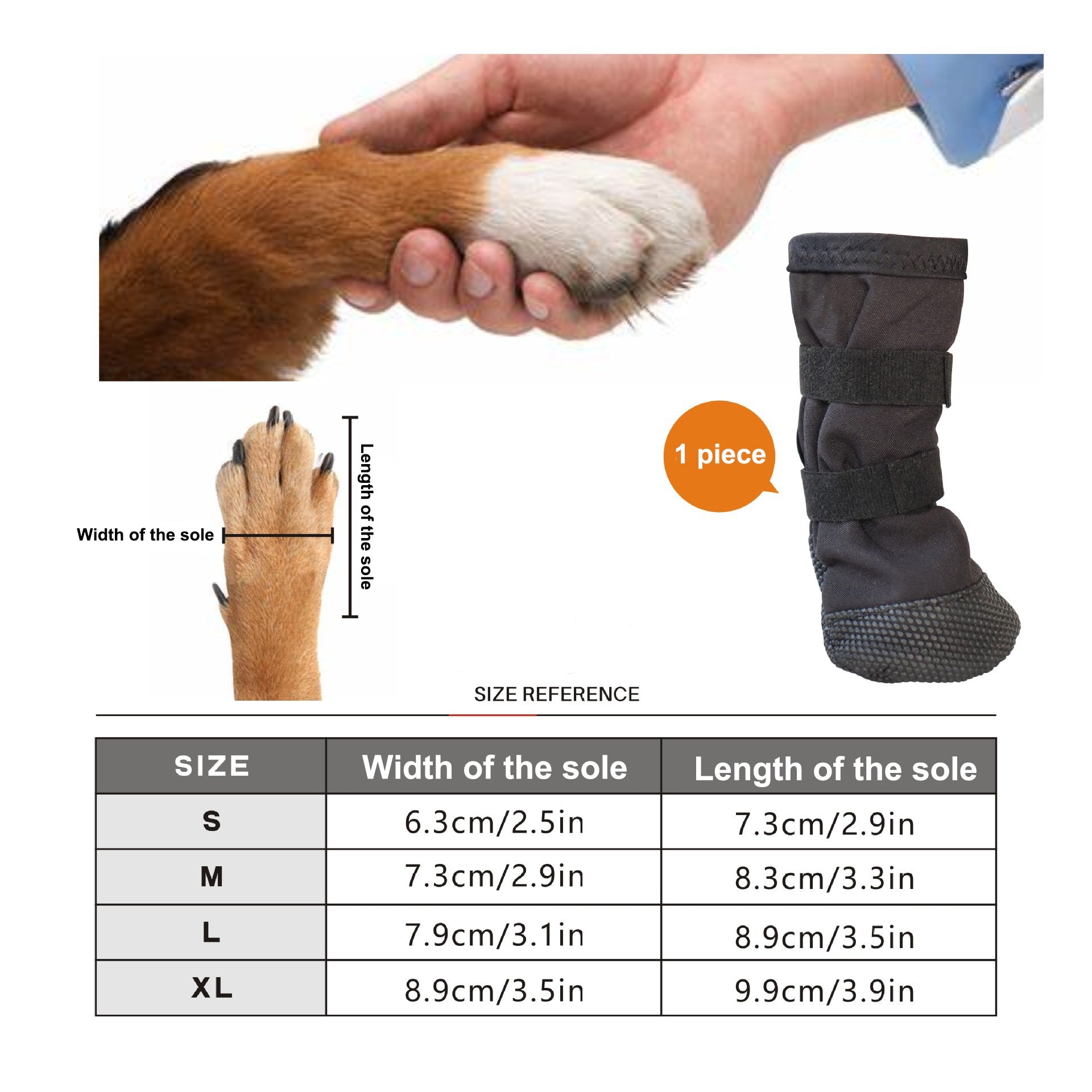 Dog Recovery Boot For Injured Paws - Breathable Dog Shoes With Non-Slip Sole &amp; Self-Adhesive Strap, Dog Bootie To Protect Wounds From Licking, Dirt, And Infection - For Small To Medium Dogs