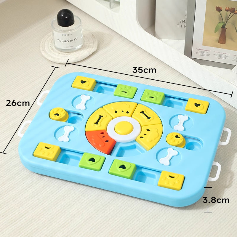 Dog Toy For Entertainment And Self-Amusement Sounding Pet Food-Dispensing Toy Sniffing Mat