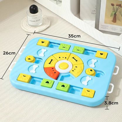 Dog Toy For Entertainment And Self-Amusement Sounding Pet Food-Dispensing Toy Sniffing Mat
