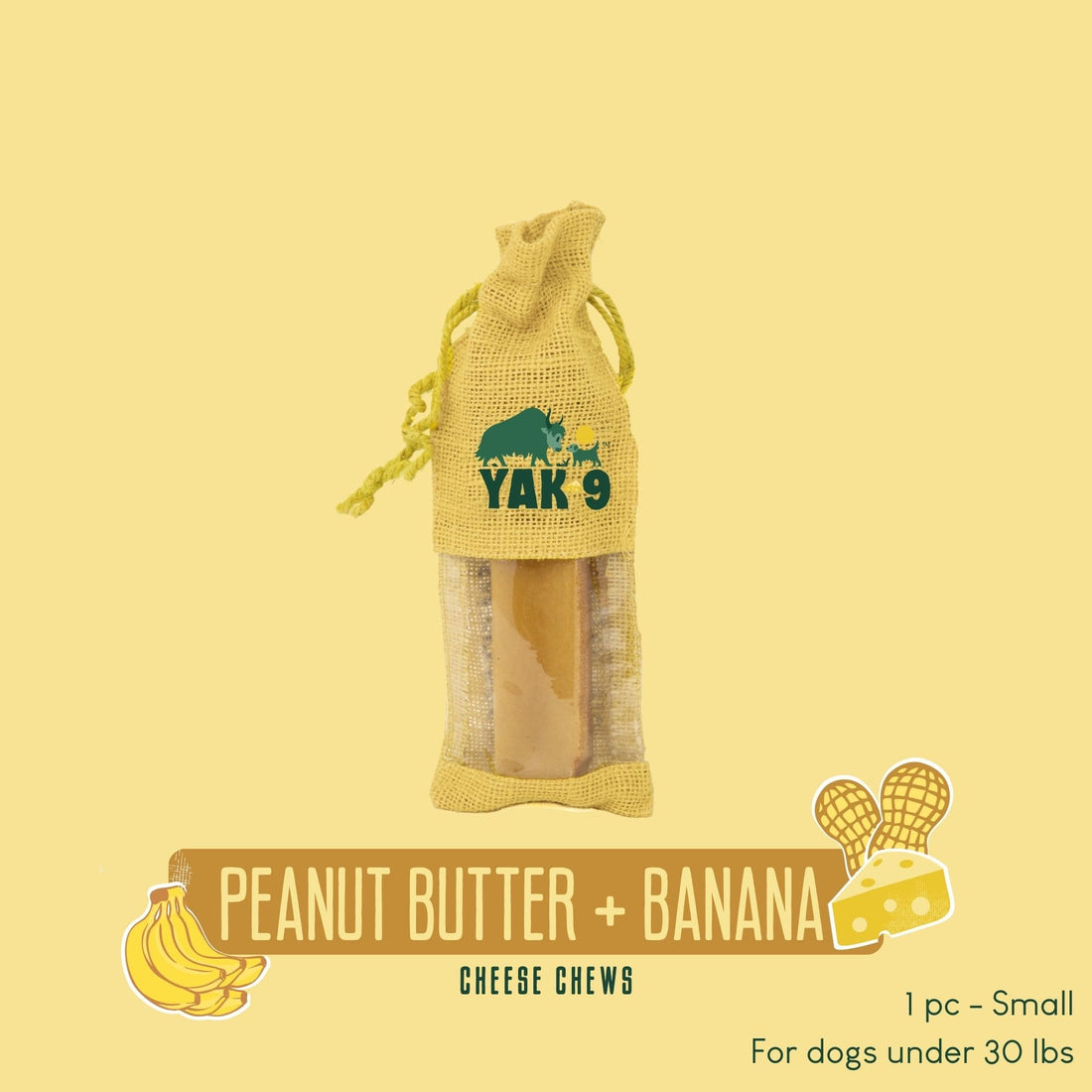 Peanut Butter &amp; Banana Chews for Dogs