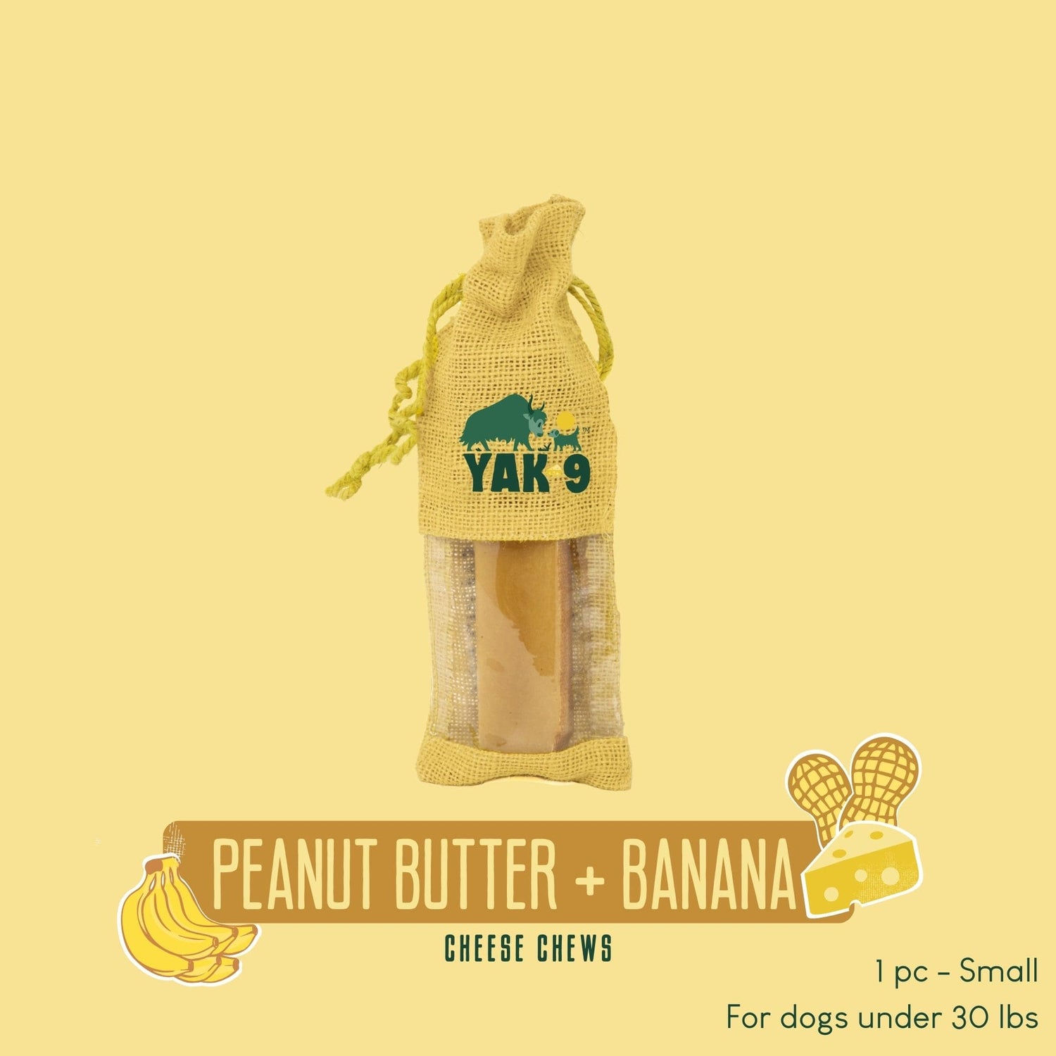 Peanut Butter &amp; Banana Chews for Dogs