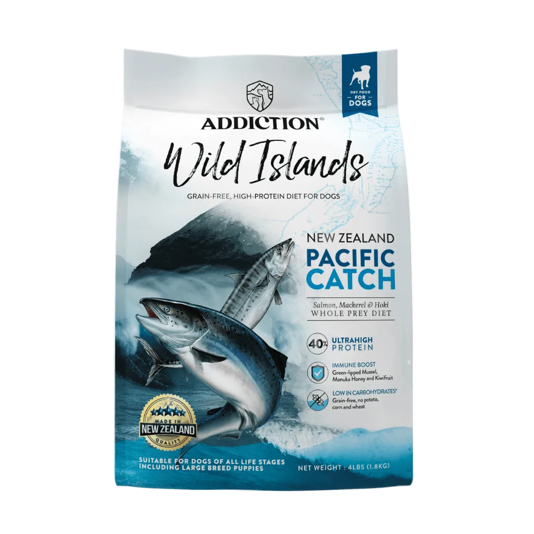 Wild Islands Pacific Catch Premium King Salmon Mackerel &amp; Hoki Dry Dog Food