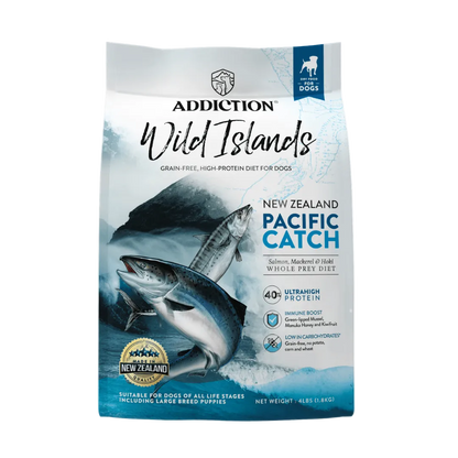 Wild Islands Pacific Catch Premium King Salmon Mackerel &amp; Hoki Dry Dog Food
