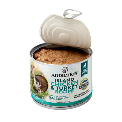 Wild Islands Island Chicken &amp; Turkey Recipe Premium Grain-free Canned Dog Food 185g