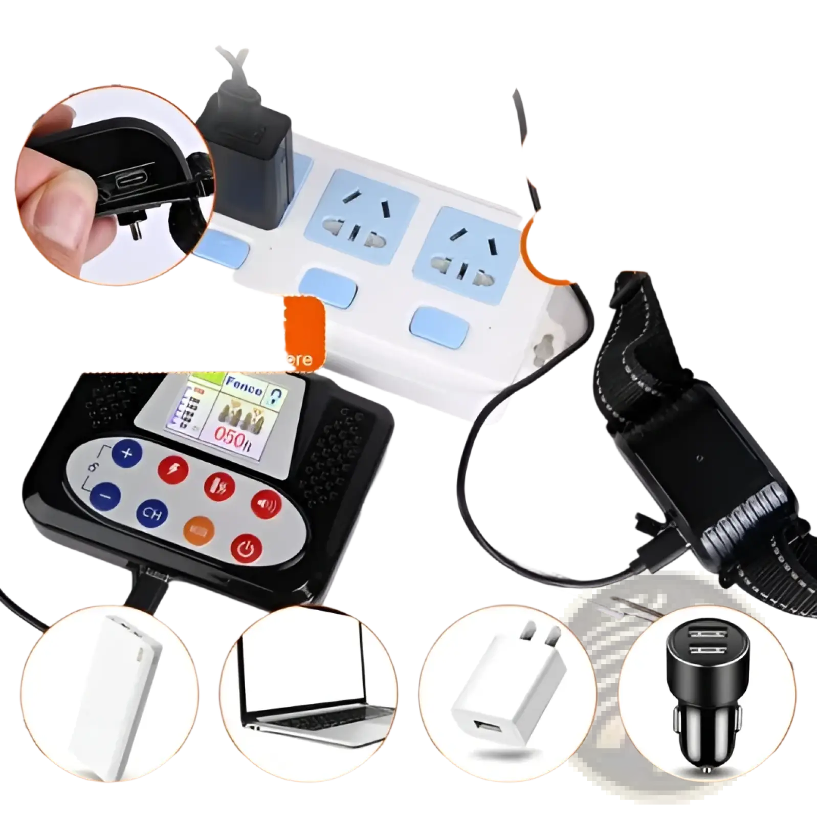 2-in-1 Wireless Dog Fence and Remote Training Collar Ipx6