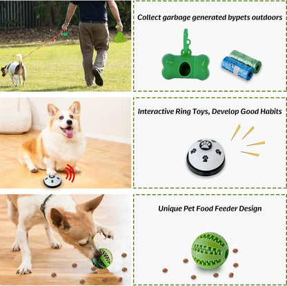 20-Piece Puppy Teething Chew Toy Set with Basket for Small &amp; Medium Dogs