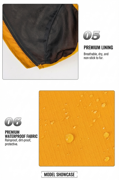 Milou &amp; Lumi Dog Waterproof Reflective Jacket with Harness