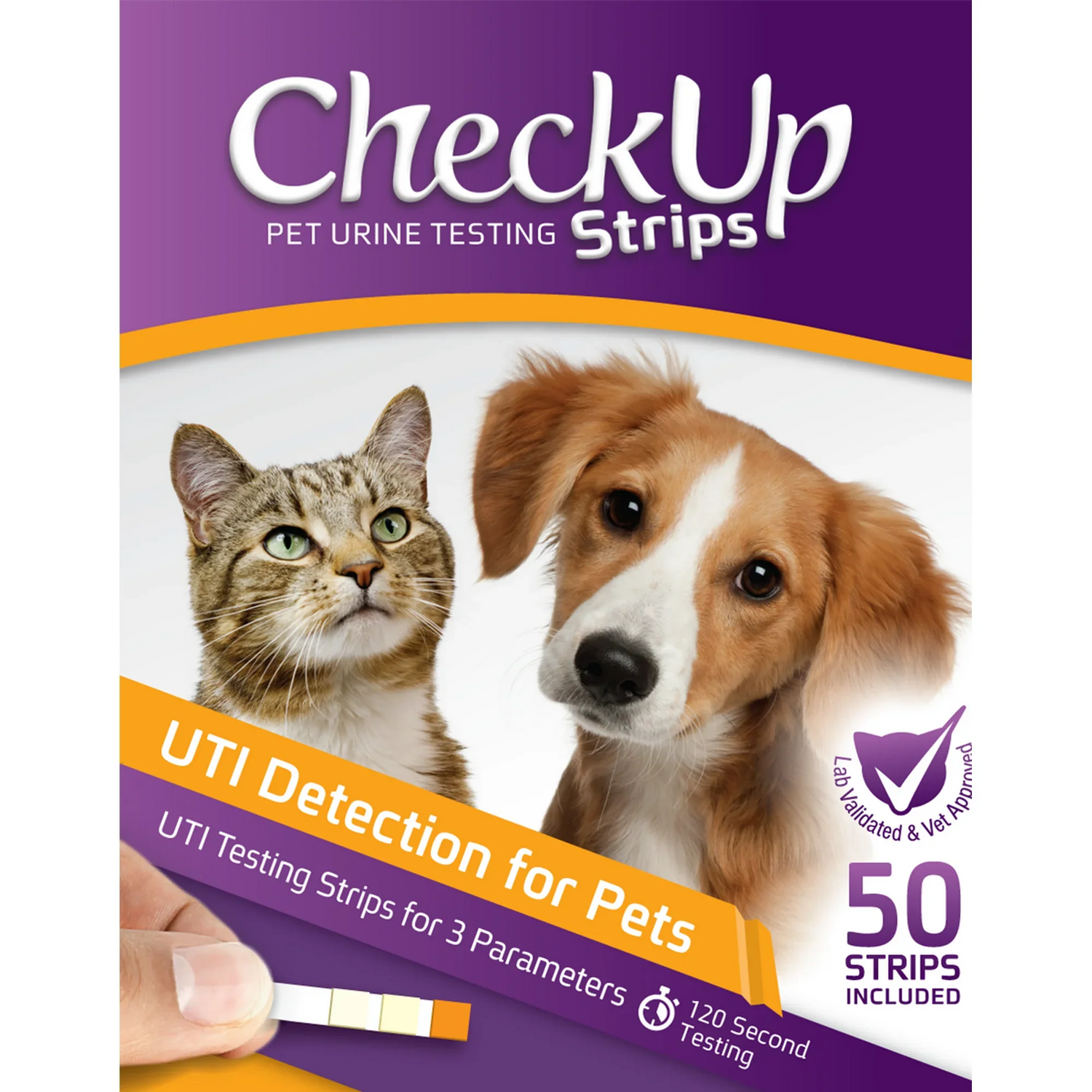 Coastline Global CheckUp UTI Urine Test Strips for Dogs &amp; Cats 50ct