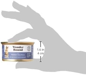 Amazon Brand - Wonder Bound Wet Cat Food, Pate, No Added Grain, (Whitefish &amp; Tuna), 3 ounce (Pack of 24)