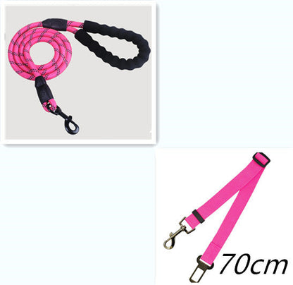 Reflective Dog Leash with Foam Handle — Single &amp; Set Options