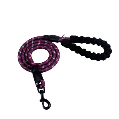 Reflective Dog Leash with Foam Handle — Single &amp; Set Options