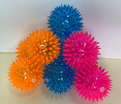30% OFF!  2.5" Spiky Ball Squeakers, 3 Colors CHEAPER THAN AMAZON