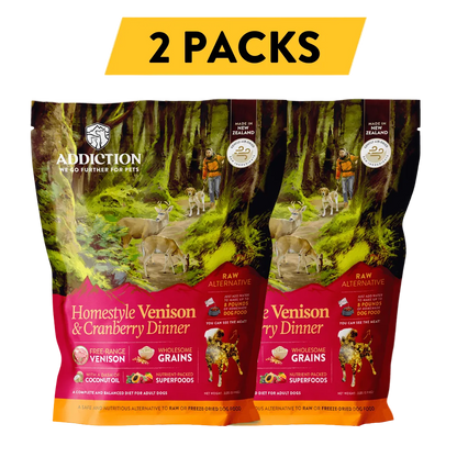 Homestyle Venison &amp; Cranberry Dinner Air-Dried Dog Food