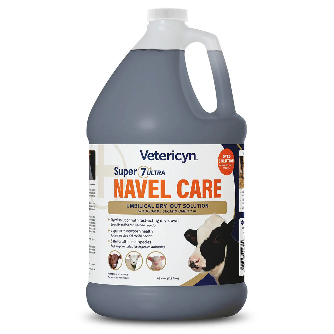 Vetericyn Plus Super 7 Navel Dip for Dogs Cats Horses Animals 1 Gallon