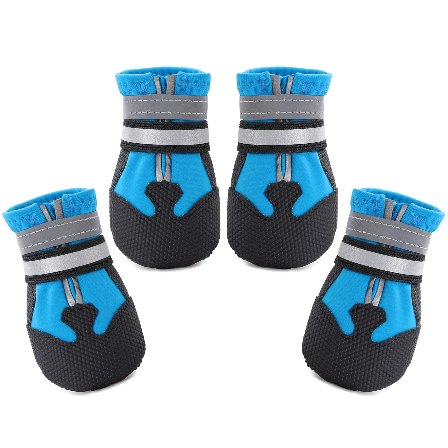 DiWater-Resistant Dog Boots For Medium Large Dogs,Non-Slip Dog Shoes For Winter Snow,Lightweight Paw Protector For Cold Pavement,Soft Dog Booties For Outdoor Walking Indoor Hardfloors