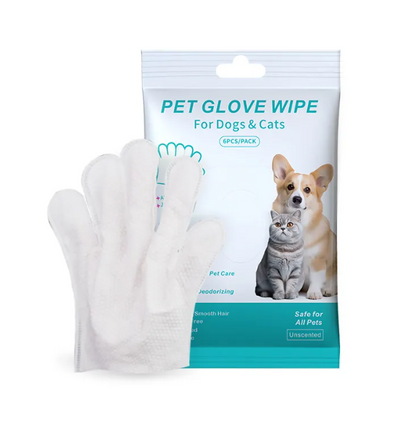 Pet Cleaning Gloves &amp; Wipes – Gentle Grooming &amp; Hygiene Kit for Dogs &amp; Cats
