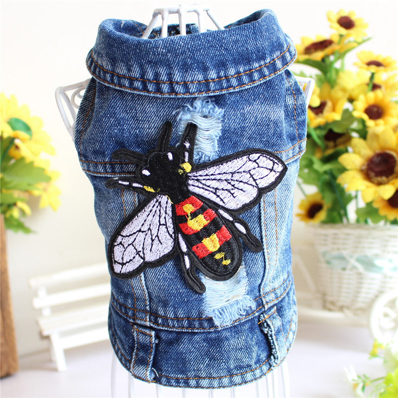 Dog Denim Jacket — 9 Styles, Sizes XS–2XL