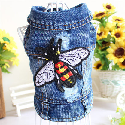 Dog Denim Jacket — 9 Styles, Sizes XS–2XL