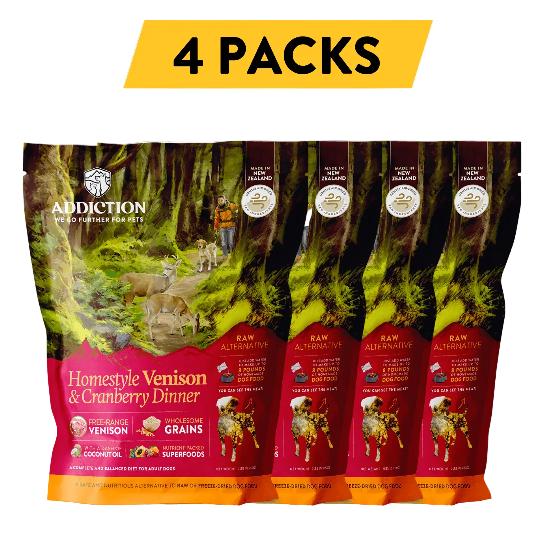 Homestyle Venison &amp; Cranberry Dinner Air-Dried Dog Food