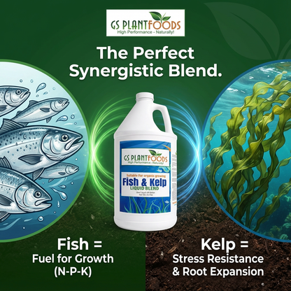 Fish &amp; Kelp Liquid Blend Organic