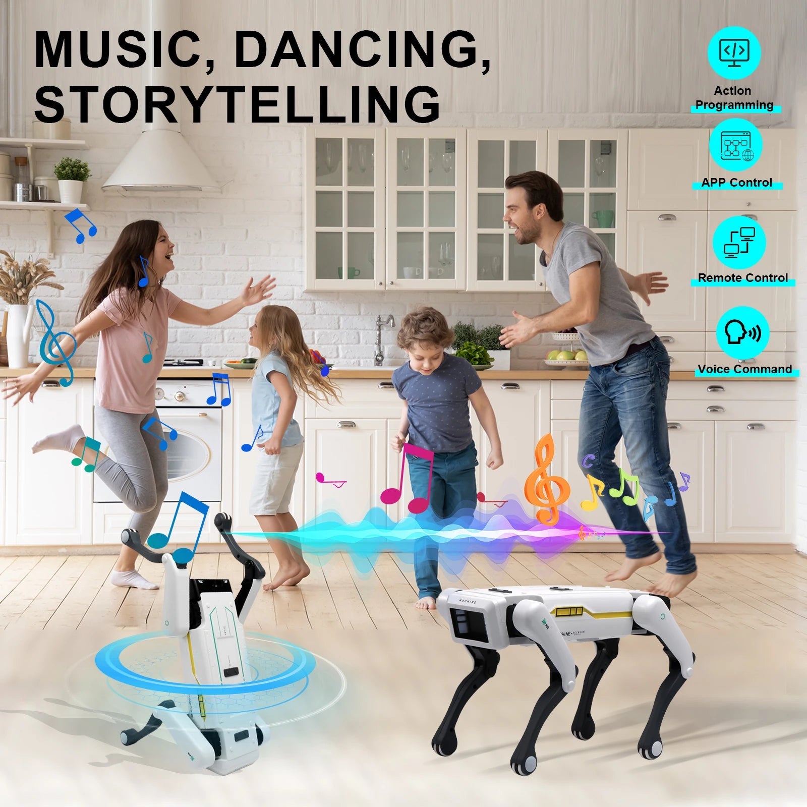 Interactive AI Robot Dog Toy