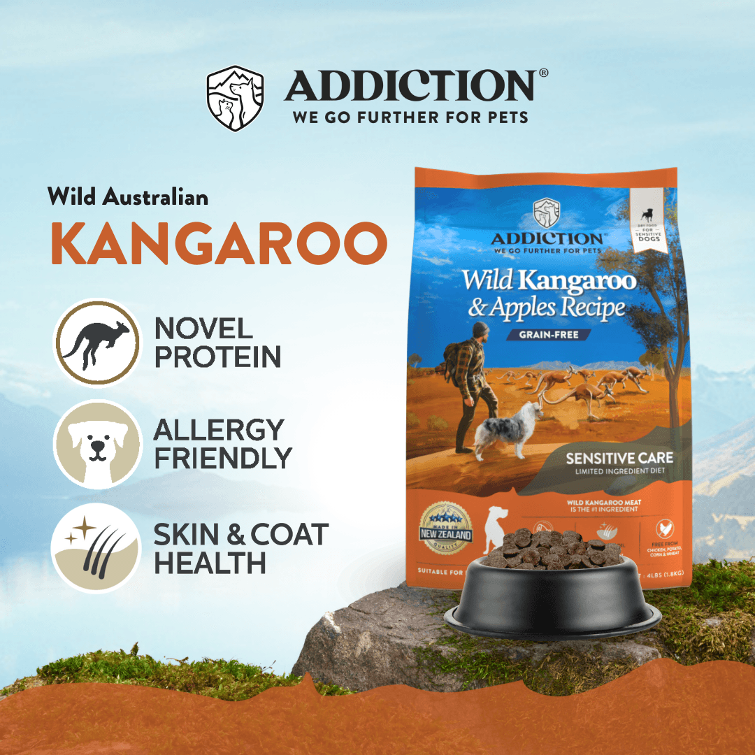 Addiction Outback Kangaroo Feast &amp; Wild Kangaroo &amp; Apples Dry Dog Food Bundle