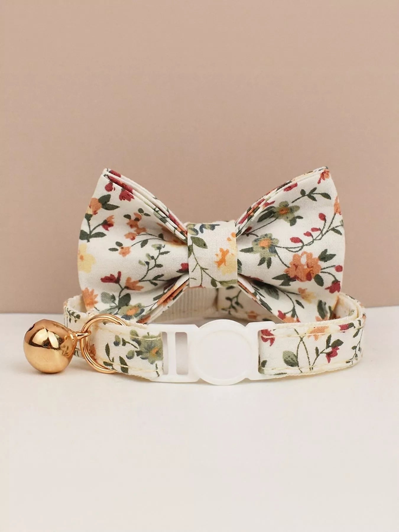 2 Piece Bow Tie Pet Collar with Bell