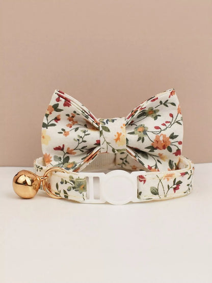 2 Piece Bow Tie Pet Collar with Bell