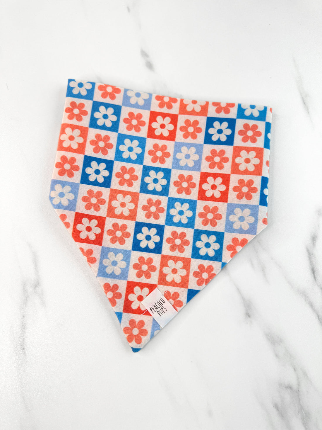 Patriotic Petals Dog Bandana