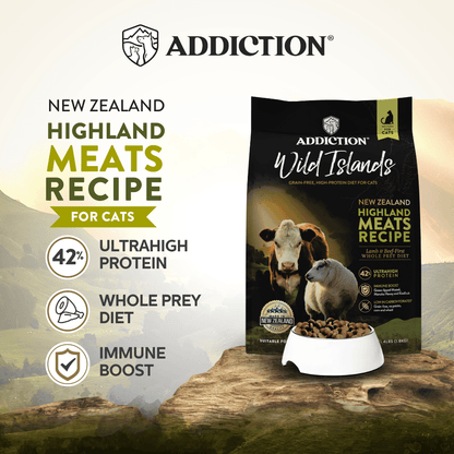 Wild Islands Highland Meats Grass-Fed Beef &amp; Lamb Recipe Dry Cat Food