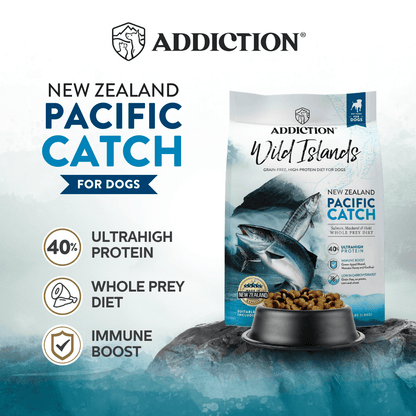 Wild Islands Pacific Catch Premium King Salmon Mackerel &amp; Hoki Dry Dog Food